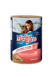 Miglior Gatto Pate With Tuna And Salmon 400g